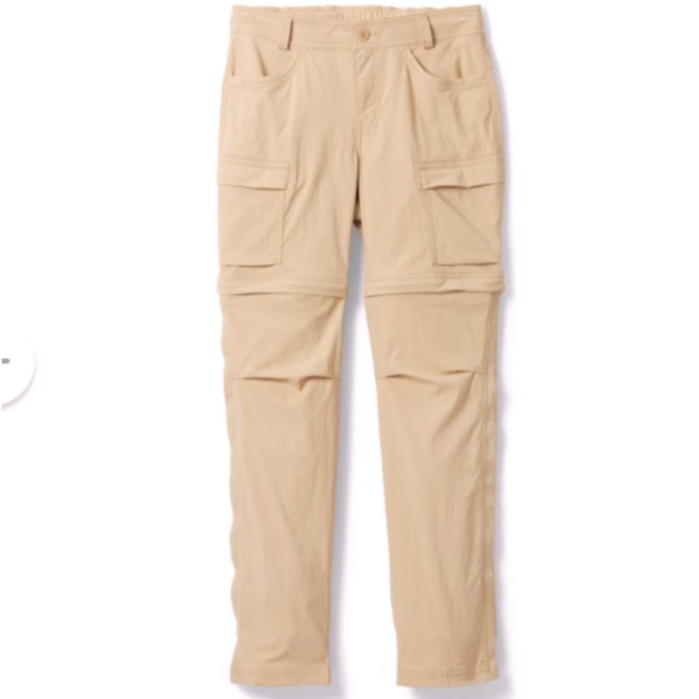 REI Khaki Sahara Convertible Cargo Pants. Pants Zip Off to Become Shorts! Sz 10.
